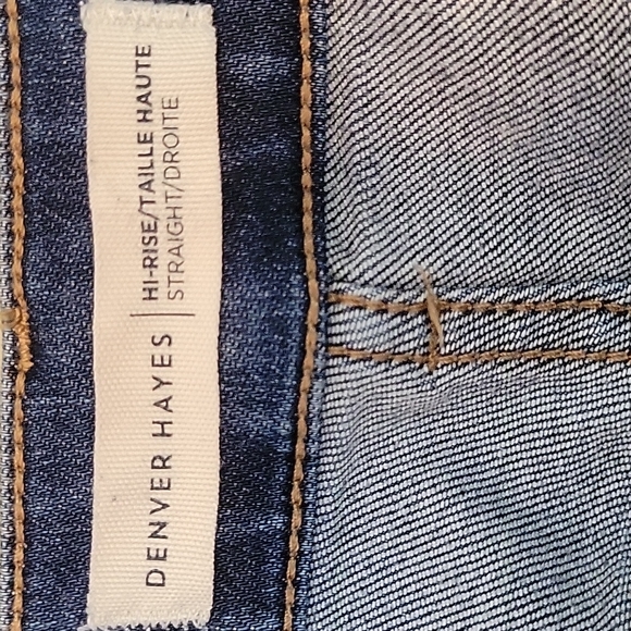 Womens Denver Hayes high rise straight leg jeans. Size 12/32 - Picture 5 of 6